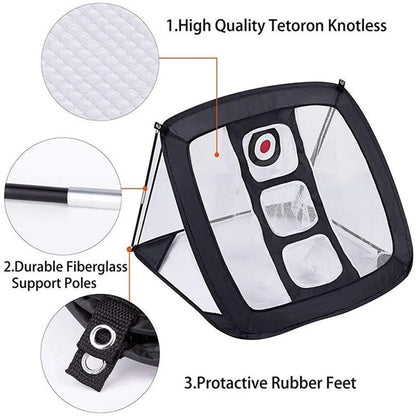 Golfing Target Net for Accuracy and Swing Practice