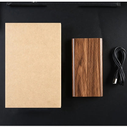 Wood Grain Wireless Charger Power Bank