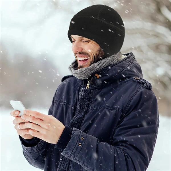 Windproof Fleece Beanie Earflap Winter Hat