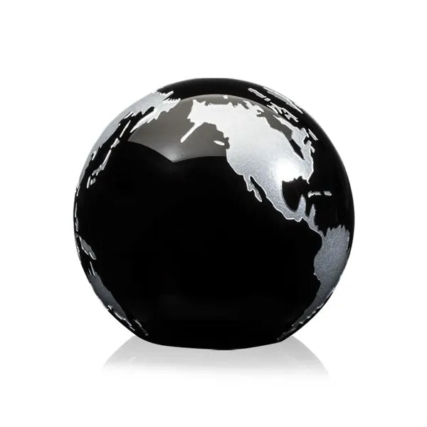 Globe Paperweight - Black