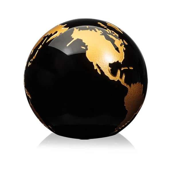 Globe Paperweight - Black