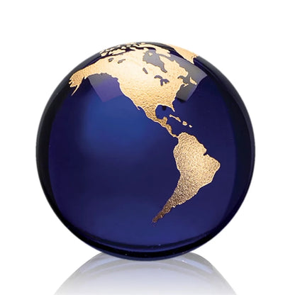 Globe Paperweight - Blue