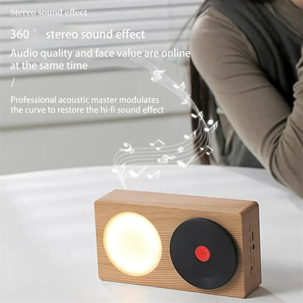 Vinyl Record Night Light Bluetooth Player