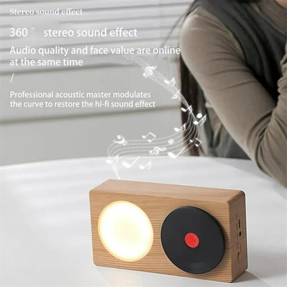 Vinyl Record Night Light Bluetooth Player