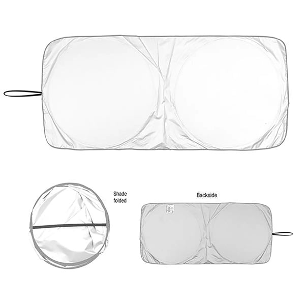 Sublimation Full Color Car Windshield Sun Shade w/ Pouch