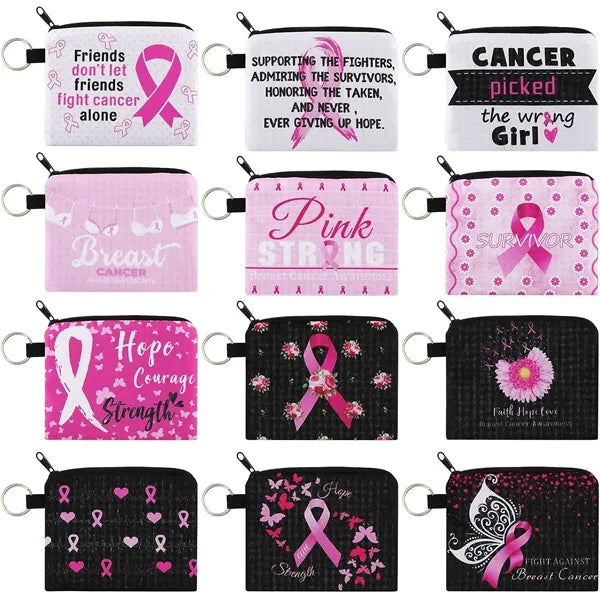 Inspirational Breast Cancer Awareness Small Coin Purse
