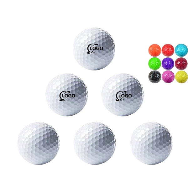 MOQ 30pcs Double Layer Golf Ball