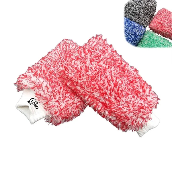Microfiber Custom Car Wash Gloves