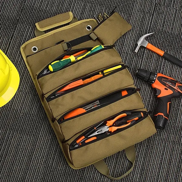 Hardware Roll Up Storage Bag Organizer Tool Pouch Kit