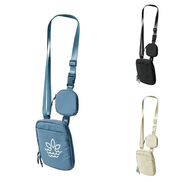 Custom Cross body Bag with Detachable Small