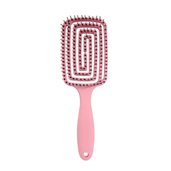 Hollow Soft Tooth Massage Detangling Hair  Brush