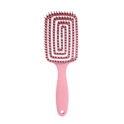 Hollow Soft Tooth Massage Detangling Hair  Brush