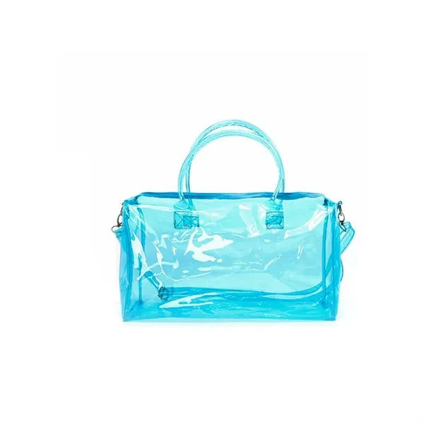 Custom Clear Duffel Tote Crossbody Bag