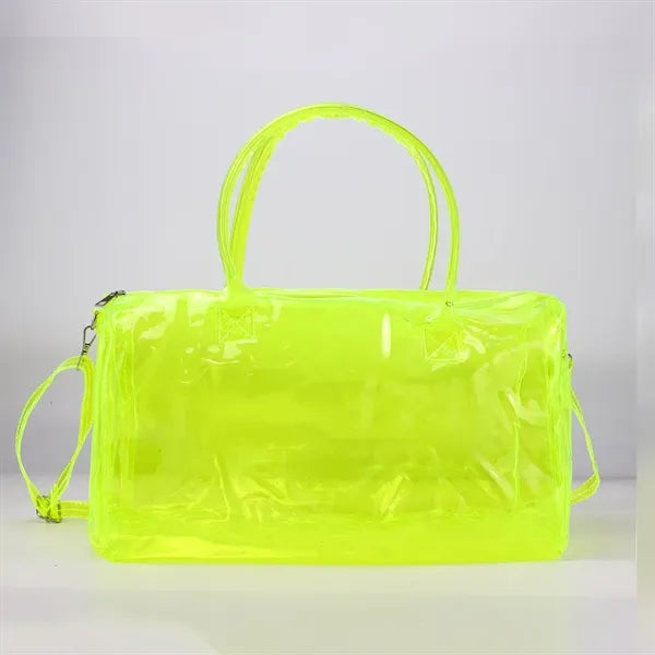 Custom Clear Duffel Tote Crossbody Bag