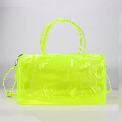 Custom Clear Duffel Tote Crossbody Bag