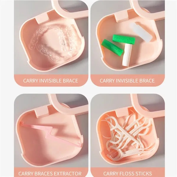 Portable Travel Hair Tie Organizer Cotton Swabs Holder