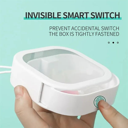 Portable Travel Hair Tie Organizer Cotton Swabs Holder