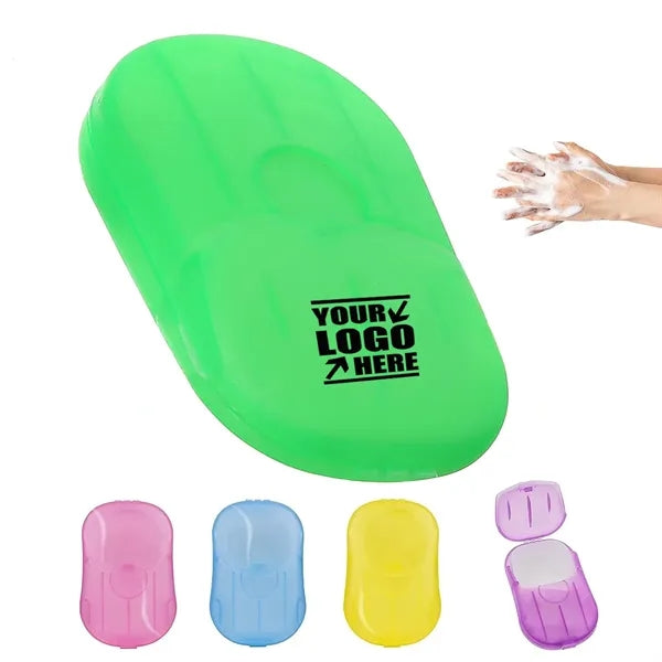 Soap Sheets Portable Disposable Scented Bath Slice