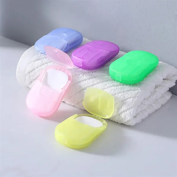 Soap Sheets Portable Disposable Scented Bath Slice