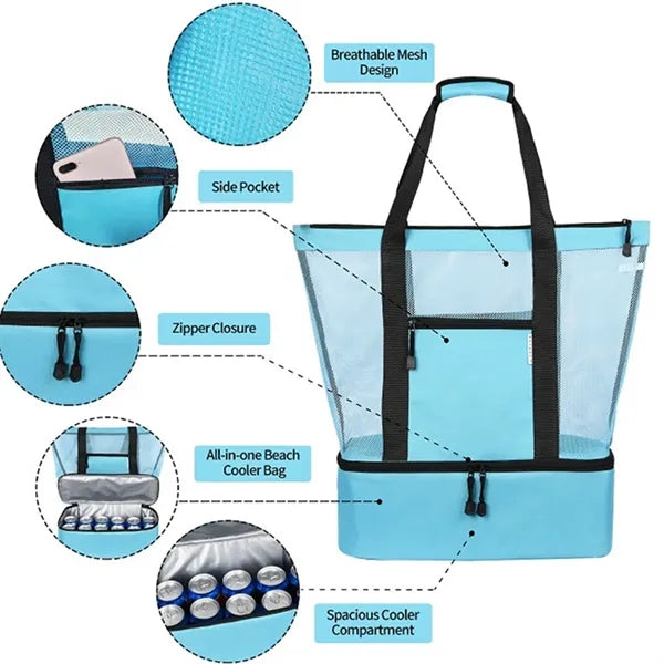 2 In 1 Picnic Bag With Cooler