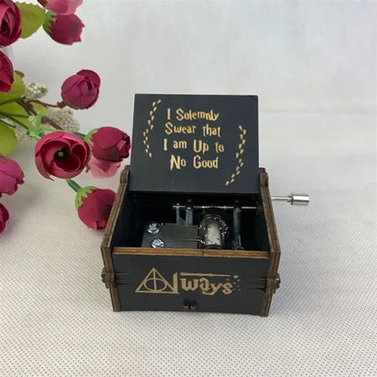 Customized Wood Hand Crank Music Box