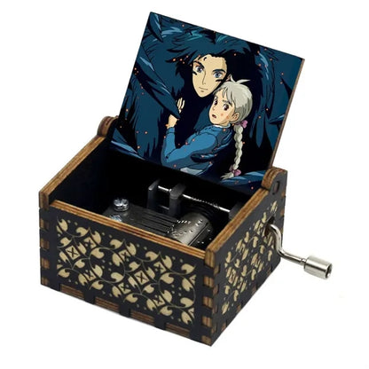 Customized Wood Hand Crank Music Box