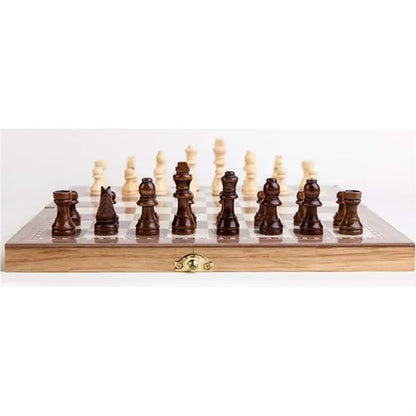 3 In 1 Wooden Chess Set