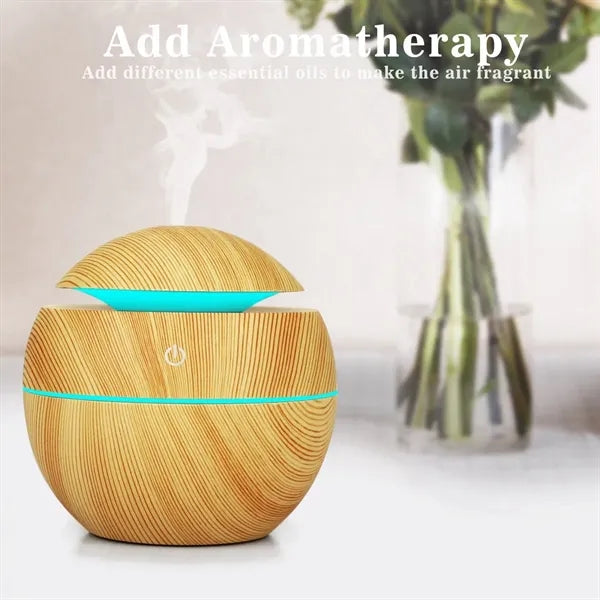 130ml Portable Small Humidifier with Multicolor LED Lights