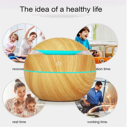 130ml Portable Small Humidifier with Multicolor LED Lights
