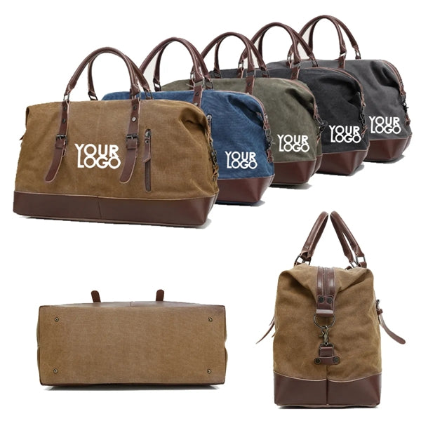 Large Canvas Travel Duffle Luggage Bag for Men & Women