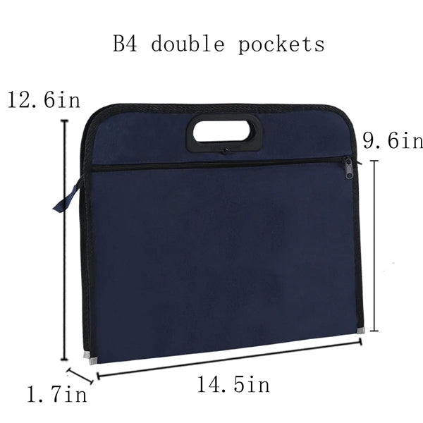 Office File Folder Document Bag Organizer Portfolio
