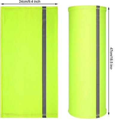 Reflective Neck Gaiter Visibility Neon Safety Bandana Scarf