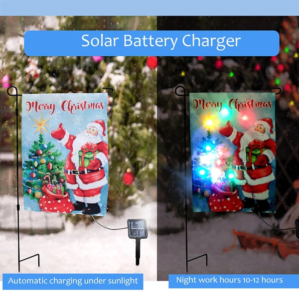 Solar Led Garden Flags
