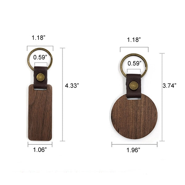 Wooden Keychain
