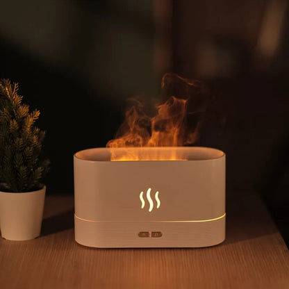 RGB Flame Aroma Diffuser Humidifier