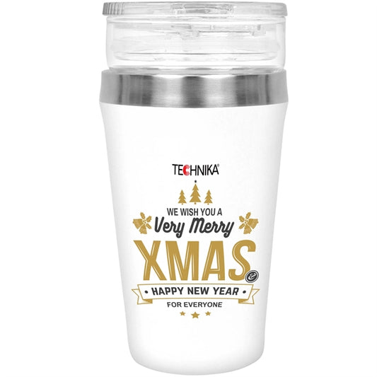 The Ascot Glass Stainless Combo Mug With Copper Lining