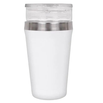 The Ascot Glass Stainless Combo Mug With Copper Lining