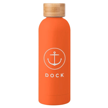 17 Oz. Blair Recycled Stainless Steel Bottle With Bamboo Lid