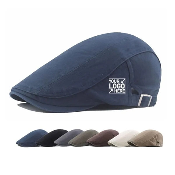 Cotton Solid Color Beret & Painter Cap