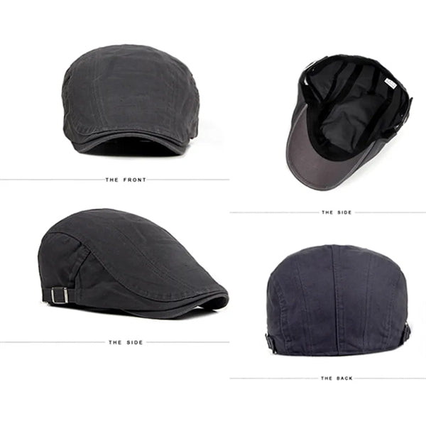 Cotton Solid Color Beret & Painter Cap