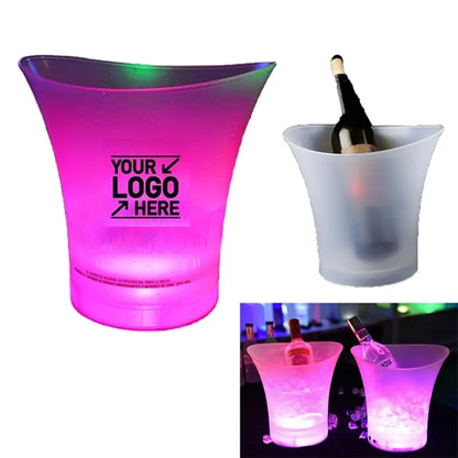 LED Luminous  Whisky Ice Cube Storage Buckets