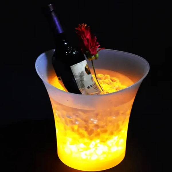 LED Luminous  Whisky Ice Cube Storage Buckets