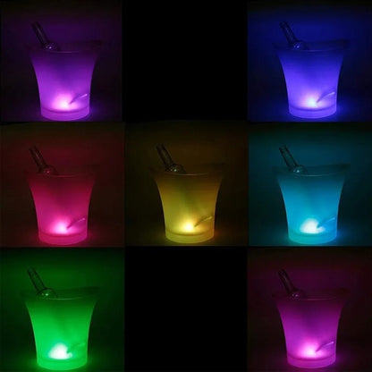 LED Luminous  Whisky Ice Cube Storage Buckets
