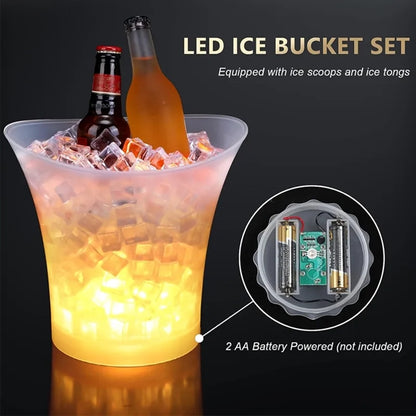 LED Luminous  Whisky Ice Cube Storage Buckets
