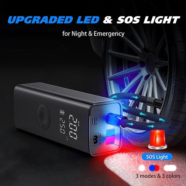 Cordless Tire Inflator Car Air Pump