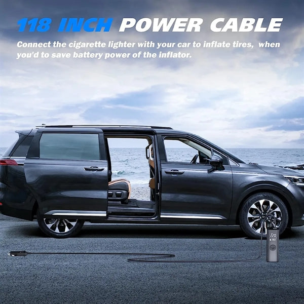 Cordless Tire Inflator Car Air Pump