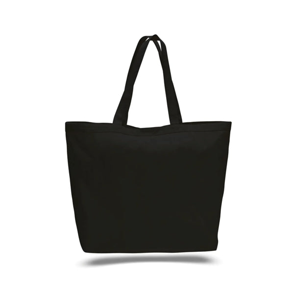 12 Oz. Cotton Canvas Big Tote With Velcro Closure