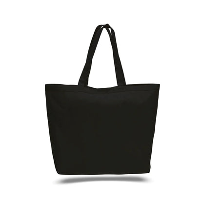 12 Oz. Cotton Canvas Big Tote With Velcro Closure