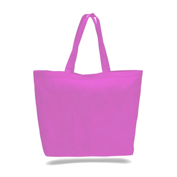 12 Oz. Cotton Canvas Big Tote With Velcro Closure