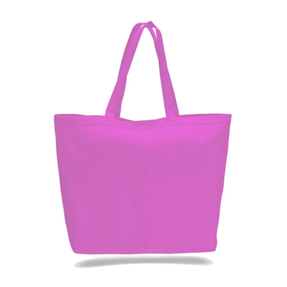12 Oz. Cotton Canvas Big Tote With Velcro Closure